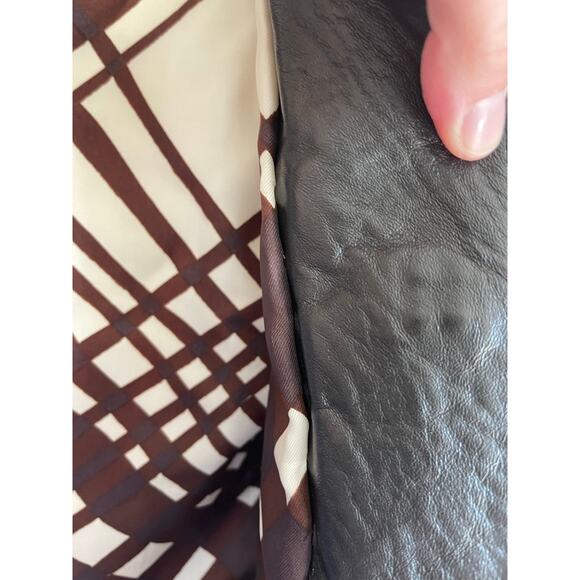 Vintage 1970's patchwork mink fur and leather cropped bomber coat - Picture 11 of 11